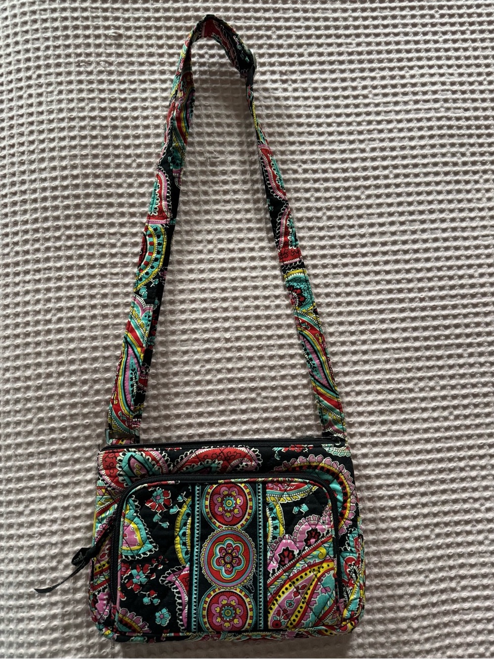 Vera Bradley mini hipster Parisian Paisley Crossbody Shoulder Bag